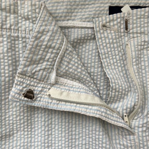 J Crew Seersucker Stretchy Pencil Skirt - Picture 4 of 6